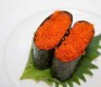 flying fish roe (tobiko) sushi  <img title='Consumption of raw or under cooked' src='/css/raw.png' />